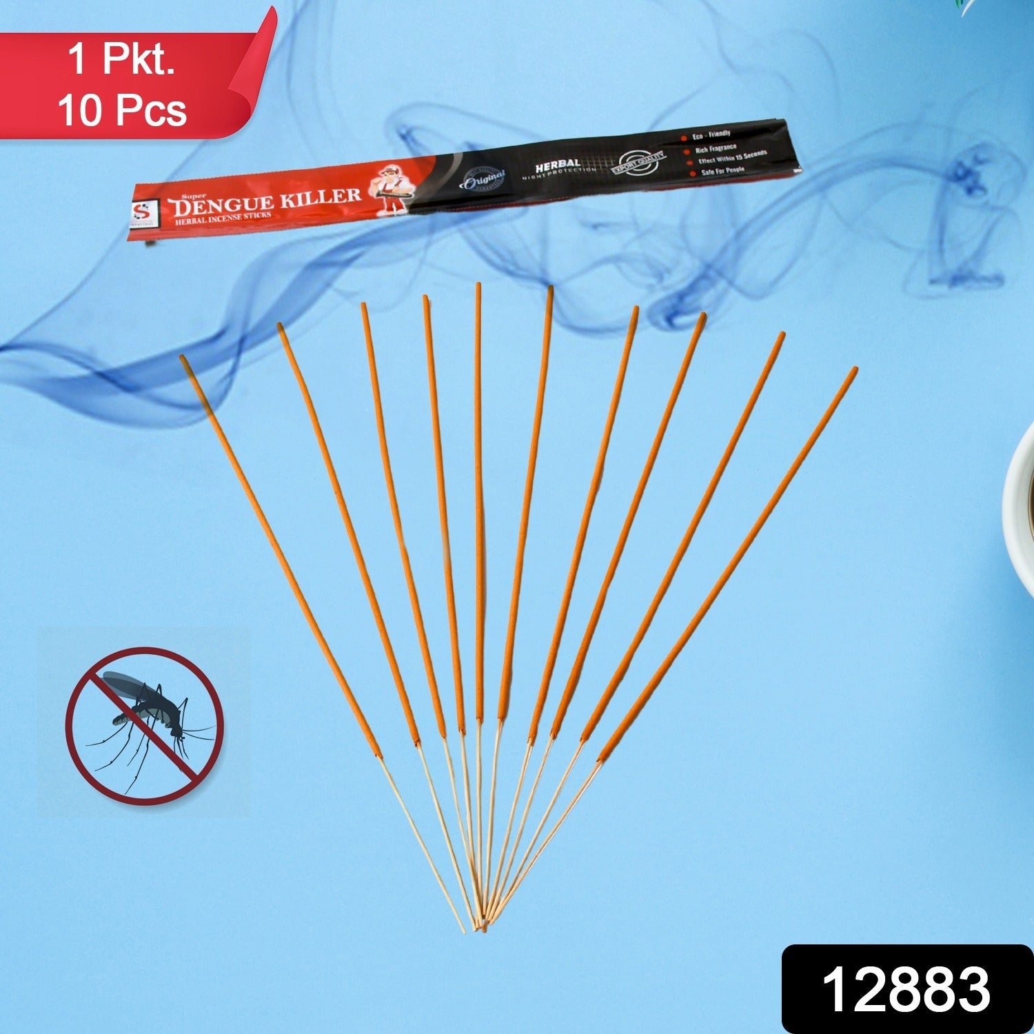Mosquito Agarbatti Stick Herbal Mosquito Agarbatti (1 Packet / 10 Sticks) (Incense Stick) Mosquito Agarbatti Stick Herbal Mosquito Agarbatti (1 Packet / 10 Sticks) (Incense Stick)